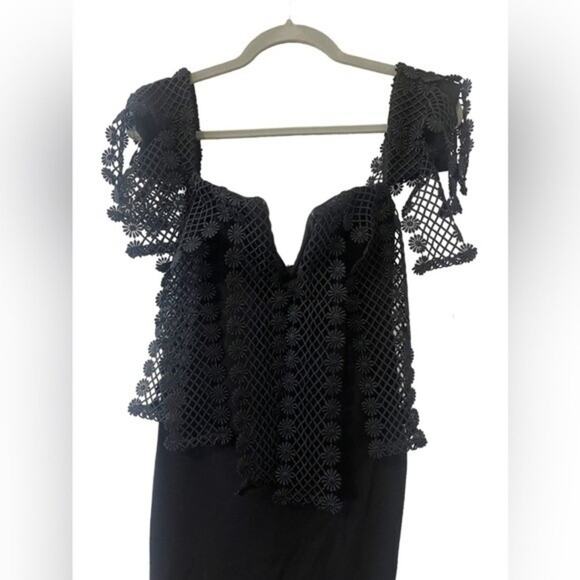 Elliatt Sisley Strapless Off Shoulder Witchy Whimsigoth Edgy Cocktail Dress Sz S - Picture 13 of 15